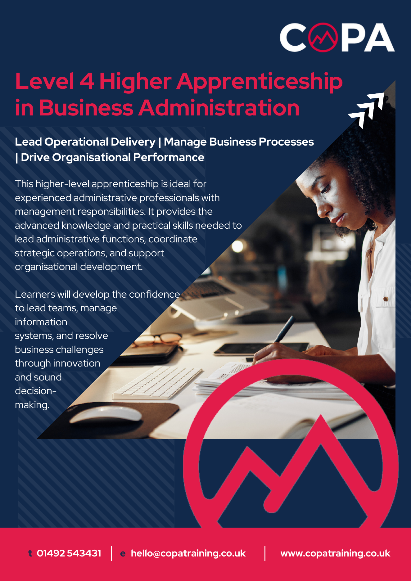 Higher Apprenticeship Business & Professional Administration PDF first page