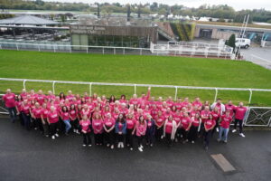 The COPA team wearing pink at the 2026 Summit